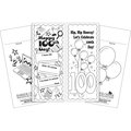 Barker Creek Color Me Celebrate 100th Day Bookmark Duets, 60/Set 2199